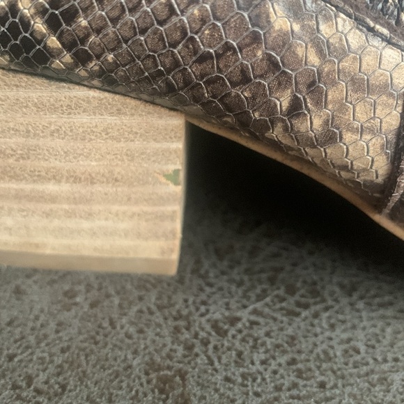 Splendid Snake Print Ankle Boots Sz 6 - Picture 12 of 12